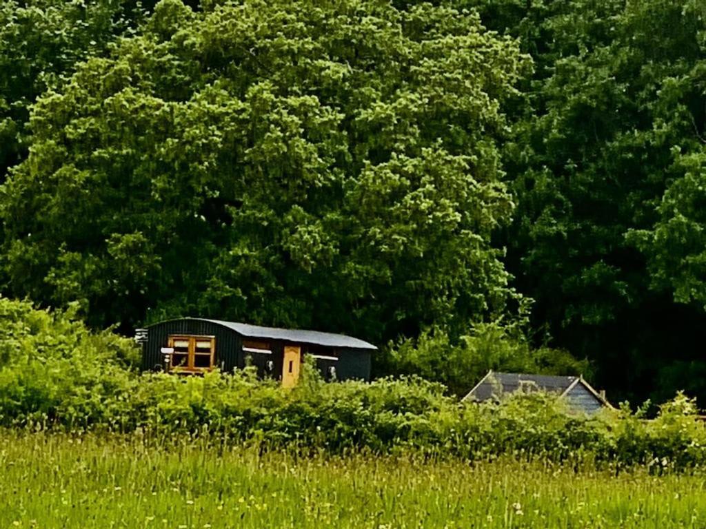 Shepherds Hut With Scandinavian Hot Tub And Hydromassager Sway Esterno foto